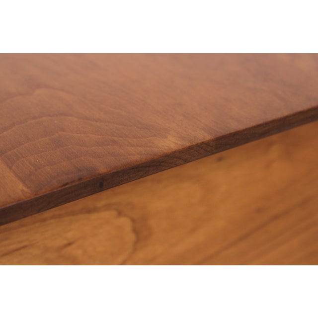 Stickley Highlands Mission Cherry 2 Drawer Sofa Table For Sale - Image 13 of 18