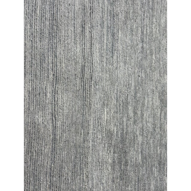 Rh Performance Rug – 9' × 12' Marled Ocean (Attributed) | Hand-Loomed Performance Construction | Textural Contemporary Design For Sale - Image 13 of 18