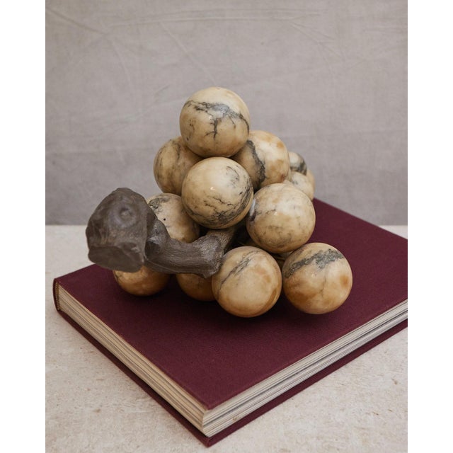 Monumental Mid-Century Italian Alabaster Grapes For Sale - Image 16 of 17