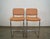 Mid-Century Modern Mid-Century Modern Cesca Chrome Bar Stools by Chomcraft - A Pair For Sale - Image 3 of 12