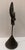 Brass Vintage Tribal Face Sculpture on Base For Sale - Image 8 of 12