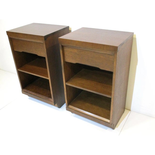 Mid Century Oak Nightstands Chairish