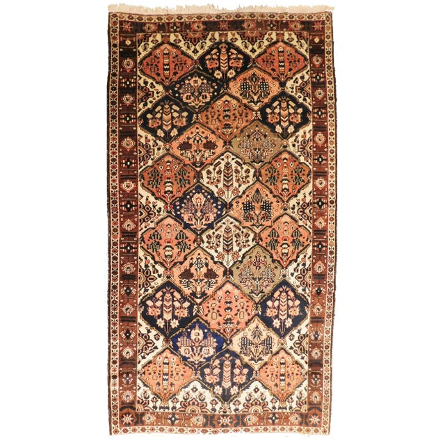 Vintage Persian Bakhtiar Rug- 5′9″ × 10′9″ For Sale - Image 13 of 13