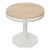 Bunny Williams Home Magnolia Leaf Table with Travertine Top For Sale