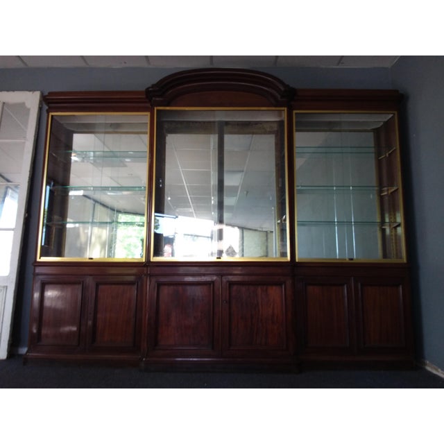 Late 19th Century Antique Rosewood Display Case For Sale - Image 5 of 11