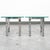 Mid Century Modern End Tables Chrome Glass Square Side Tables Vintage Pair MCM For Sale - Image 4 of 11