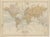 Antique Map of the World on Mercators Projection from Blacks General Atlas, 1870 For Sale - Image 3 of 9