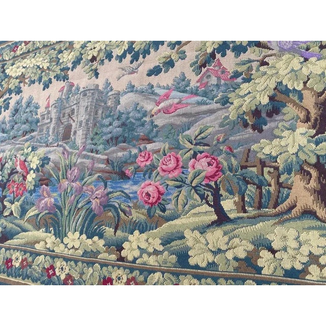 Aubusson Style French Tapestry For Sale - Image 17 of 18