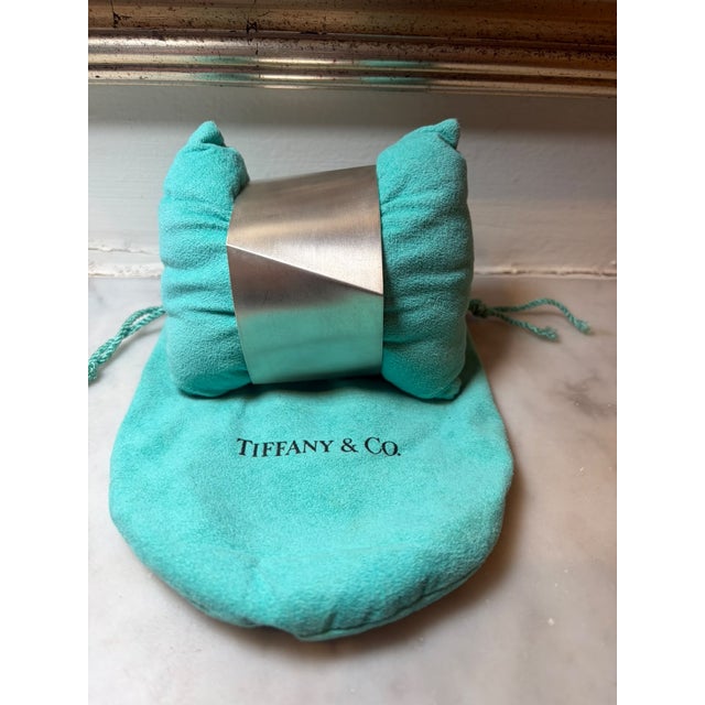 Tiffany & Co. Sterling Silver Frank Gehry Torque Wide Cuff Bangle 166g For Sale - Image 9 of 9