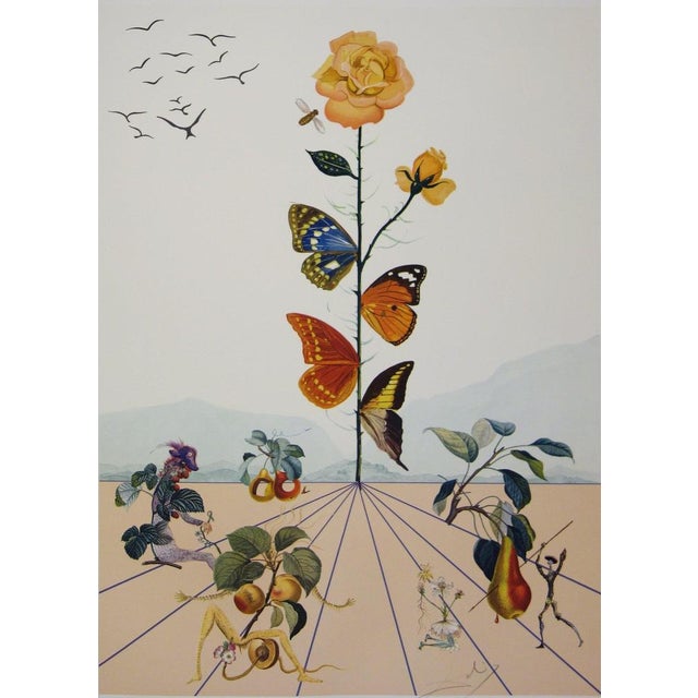 Salvador Dalí (1904-1989) Flordali II Original color lithograph Signed in the plate Limited edition of 5,000 unnumbered...
