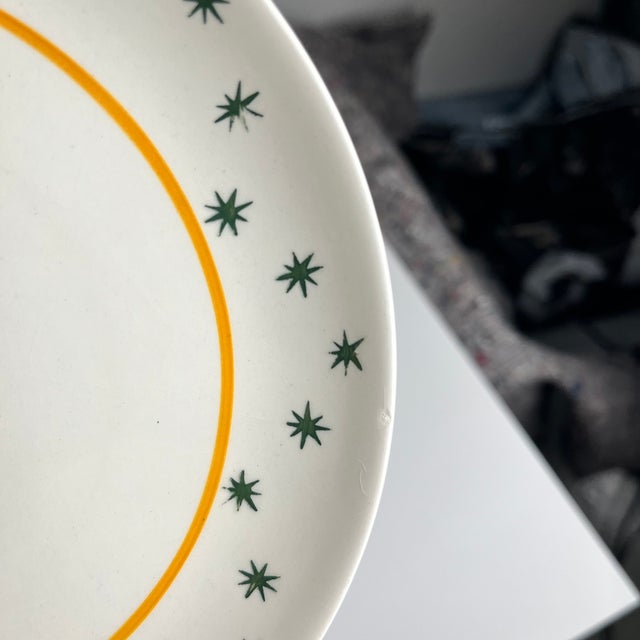 Primefleur Creation Constellation Model Dessert Plates from Gien, 1950s, Set of 4 For Sale - Image 9 of 11
