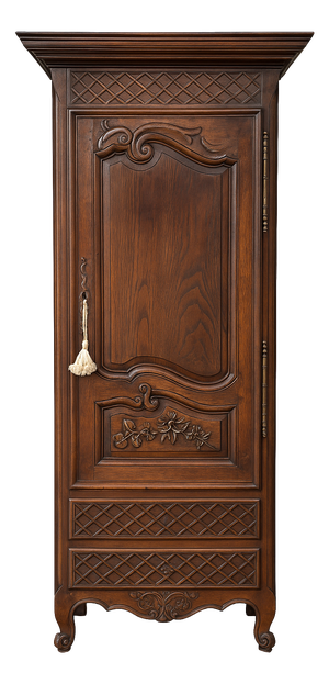 Tall and Narrow Louis XV Oak Cabinet, 1770s