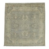 Oushak Square Rug 3' x 3'2" #21354 For Sale
