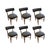 Vintage Chairs by Ib Kofod Larsen for G-Plan, 1960s, Set of 6 For Sale - Image 6 of 6