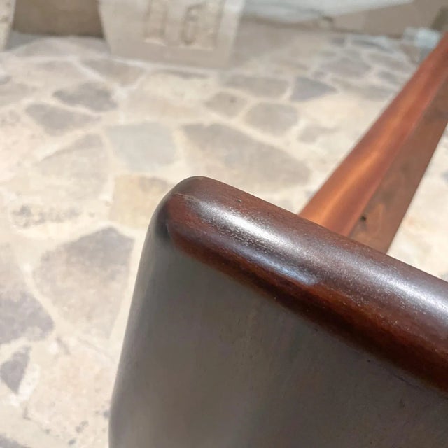 1950s Modern Queen Bed Italian Sapele + Bronze Osvaldo Borsani Italy For Sale - Image 11 of 13