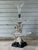 1960s Castilian Silverplate & Crystal Art Nouveau Epergne Sweet Meats Centerpiece 25” For Sale - Image 4 of 12
