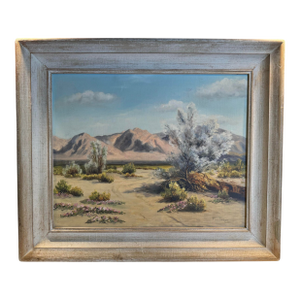 Palm Springs, California Mid Century Desert Landscape Painting