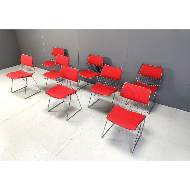Dining Chairs by Rudi Verelst for Novalux, 1970s, Set of 8 For Sale - Image 6 of 12