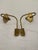 Pair of Vintage Hollywood Regency Solid Brass Curtain Tiebacks For Sale - Image 4 of 9