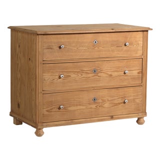 Antique Rustic Pine Chest of Drawers, 1900s For Sale