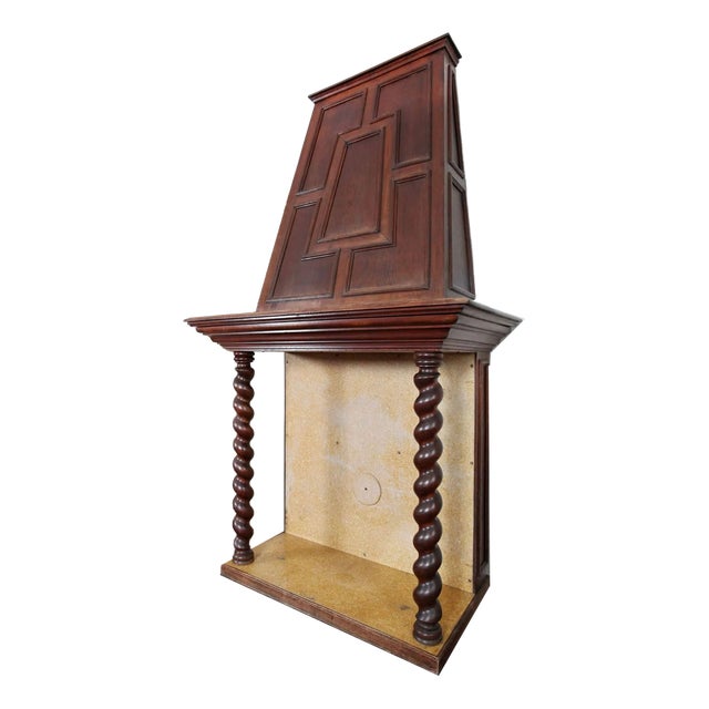 Antique Oak Fireplace Surround For Sale