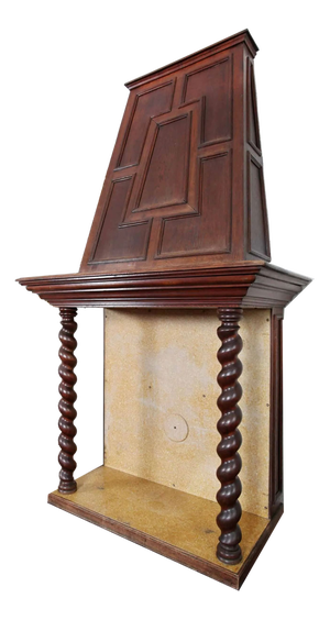 Antique Oak Fireplace Surround