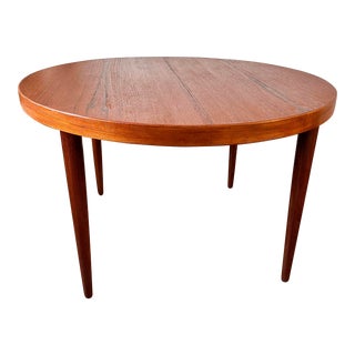Kai Kristiansen Teak Round Dining Table - Refinished For Sale