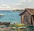 Bo Von Schwerin Cabin by the Lake Oil on Canvas For Sale - Image 4 of 7