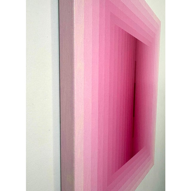 2020s Contemporary Abstract Acrylic on Canvas "Light Consideration (Rose Madder)" by Andy Harwood For Sale - Image 5 of 7