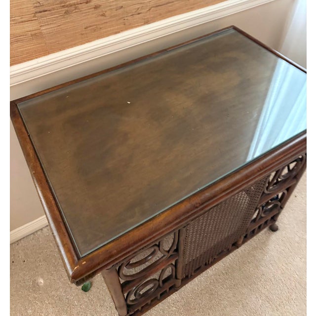 Lewittes Furniture 1970s Rattan Desk W/ Chair For Sale - Image 9 of 12