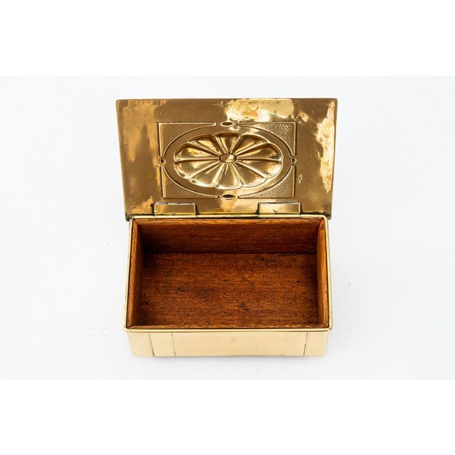 1920s Brass Jewelry Box from WMF, Germany, 1920s For Sale - Image 5 of 11
