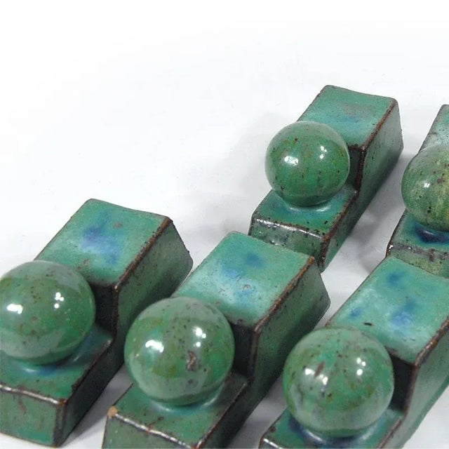 Vintage Shutter Stopers, 1930s, Set of 6, in Good conditions. Designed 1920 to 1949