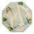 French Art Nouveau Water Lily Asparagus Majolica Plate, Circa 1890 For Sale