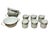 Cream Rare Vintage Italian Gucci by Richard Ginori Porcelain Dinnerware & Serving Set - 62 pcs For Sale - Image 8 of 12