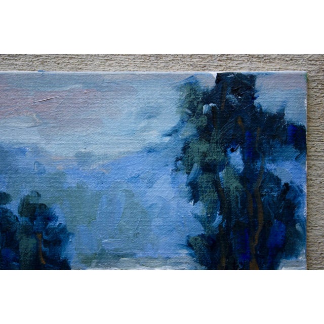 "Whitefish Montana" Contemporary Landscape Oil Painting For Sale - Image 4 of 11