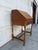 Vintage Colonial Revival Drop-Front Secretary Writing Desk With Turned Legs and Interior Compartments For Sale In New York - Image 6 of 12