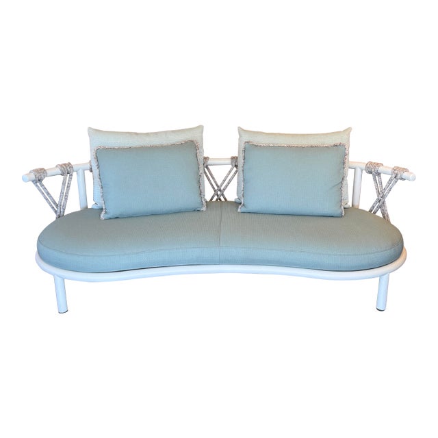 Patricia Urquiola for Cassina Trampoline Linear Two Seater Sofa For Sale