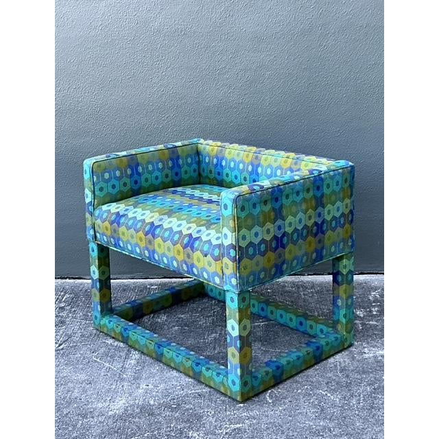 Vintage Parsons Vanity Bench For Sale - Image 4 of 6