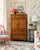 Mid-Century Modern Vintage Burl Wood Chinoiserie Armoire by Henry Link From the Mandarin Collection For Sale - Image 3 of 9
