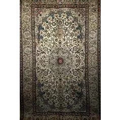 Blue Vintage Persian Nain Room Size Rug, Handwoven Floral Pattern, Ivory & Blue, 7’ X 11’ For Sale - Image 8 of 12