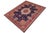 Tribal Boho Chic Super Kazak Blue/Red Wool Rug - 8'9'' X 12'4'' For Sale - Image 3 of 10