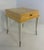 Italian Modern Side Table in Maple with Cream Lacquer and Chrome, 1980s For Sale - Image 4 of 9
