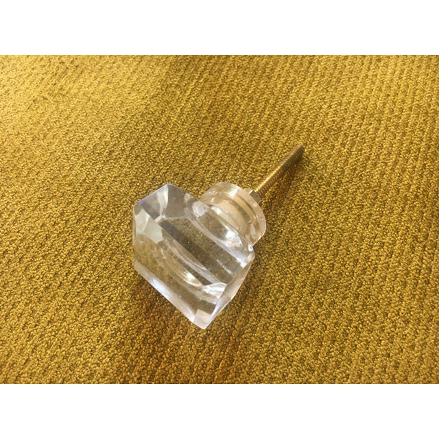 Anthropologie Square Glass Knobs Set Of 3 Chairish