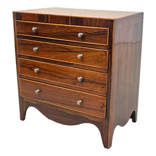 Georgian Rosewood Miniature Chest of Drawers, 1820 For Sale