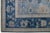 Blue Modern Mahal Handmade Allover Indian Blue Wool Rug by Apadana For Sale - Image 8 of 8