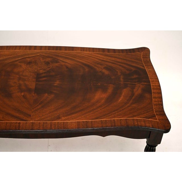 Wood Antique Regency Coffee Table, 1950 For Sale - Image 7 of 8