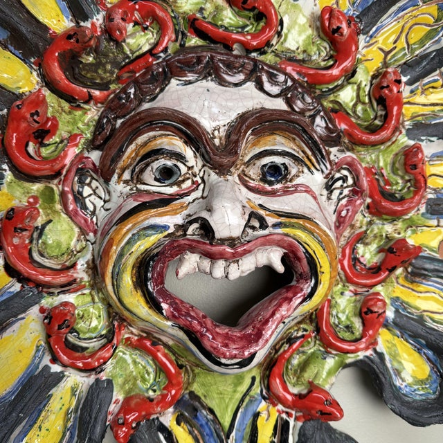 Apotropaic Wall Mask by Gennaro Condurso, Italy, 2010s For Sale - Image 4 of 12