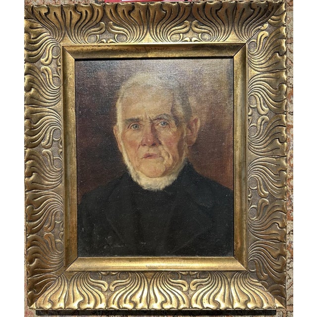 Heinrich Pforr (1880-1970), Old Seriousness, undated, oil on canvas, dimensions approx. 42 x 33 cm. Heinrich Pforr is...