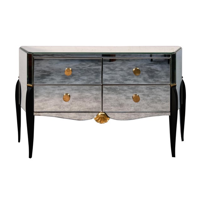 Vintage Art Deco Mirrored Chest of Drawers, 1920s For Sale - Image 13 of 13