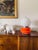 Space Age Orange Murano Glass Table Lamp, 1970s For Sale - Image 3 of 15